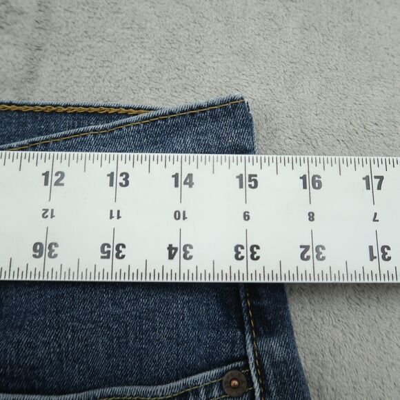 Levi's 511 Jeans Mens Fits 30x29 (Size 32x30) Blue Slim Stretch Denim Shrinkage - Picture 2 of 16